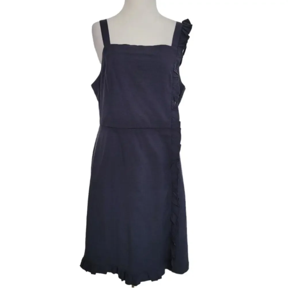 NWT ModCloth Summer Dress Ruffle Strap Apron Wedding Guest Date Night Women 10